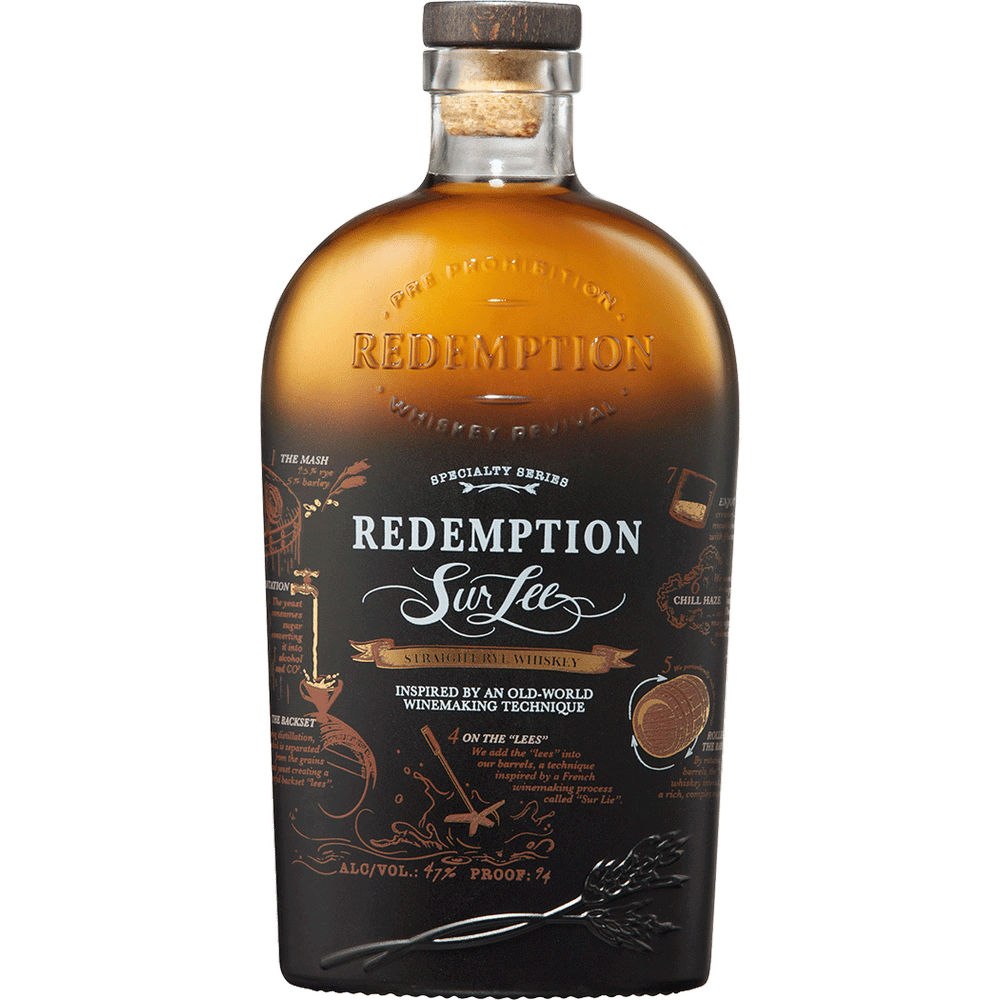 Redemption Sur Lee Straight Rye Whiskey 750ml