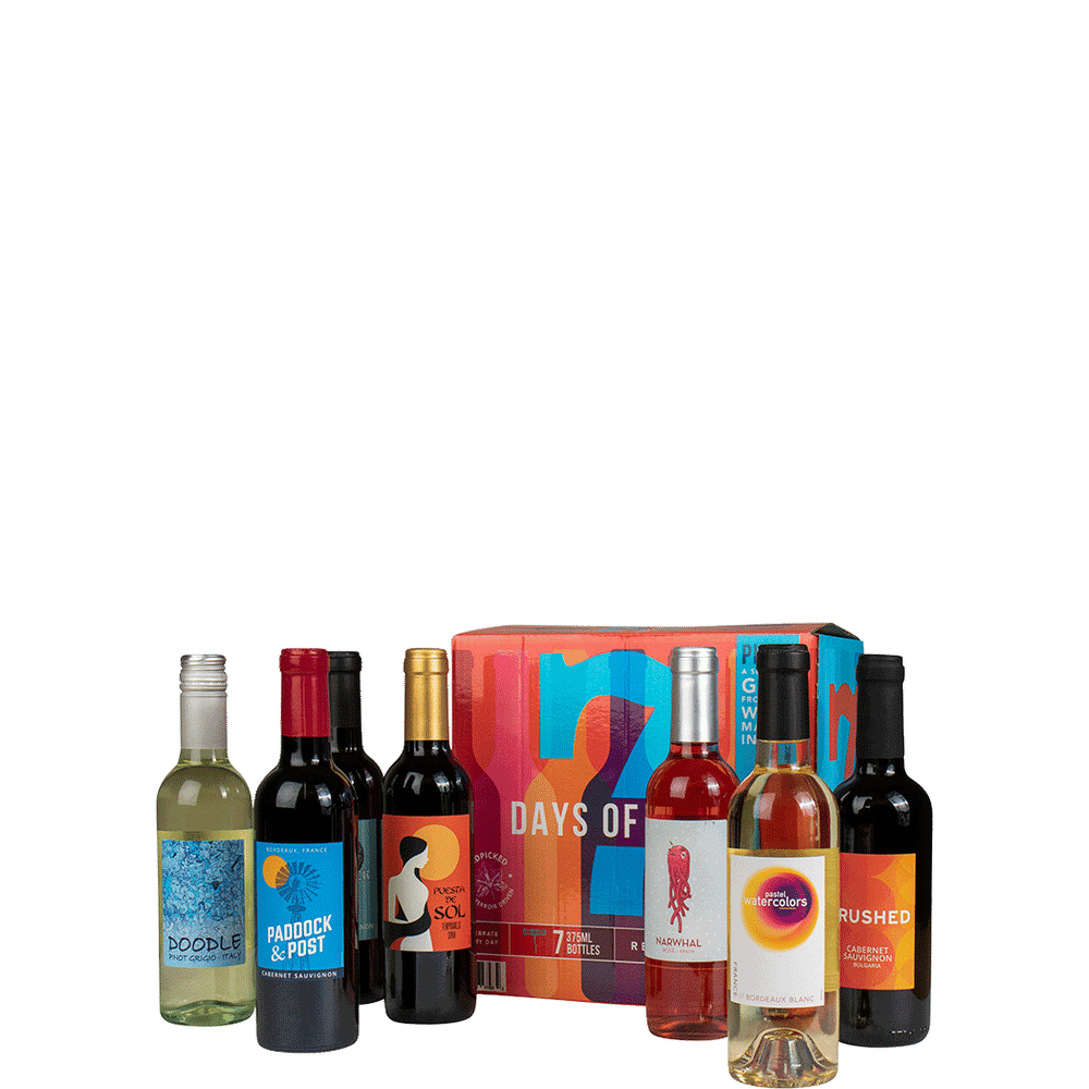 7 Days of Wine Giftbox 7- 375ml btls