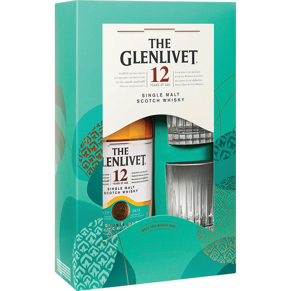Glenlivet 12 Year with 2 Glasses Gift | Total Wine & More