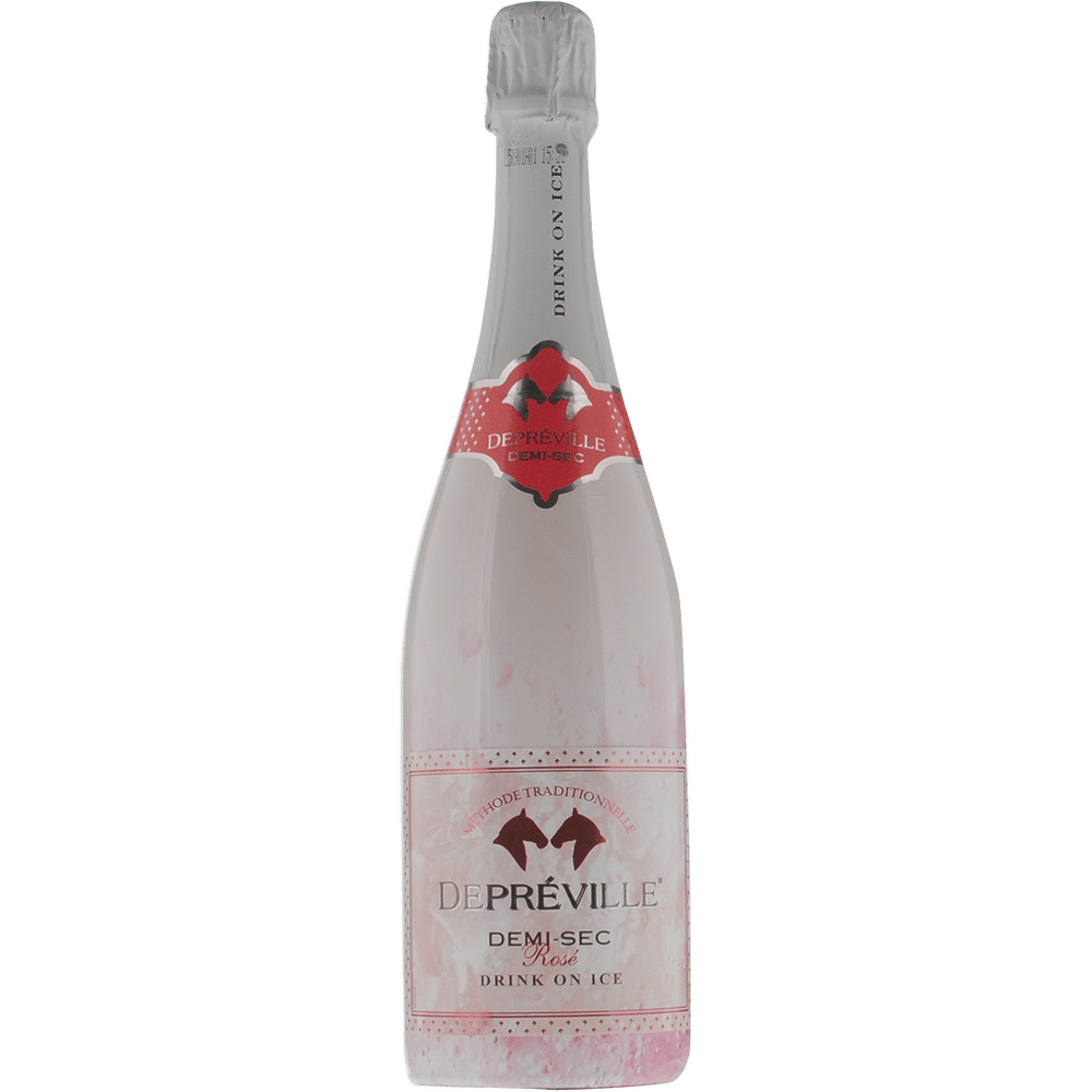 Depreville Demi Sec Ice Rose Sparkling Wine | Total Wine
