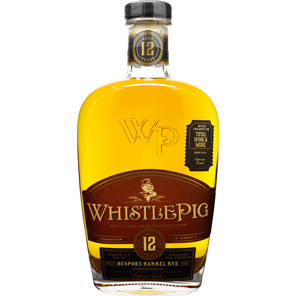 WhistlePig 12 Year Old World Rye Bespoke Blend Barrel Select 750ml