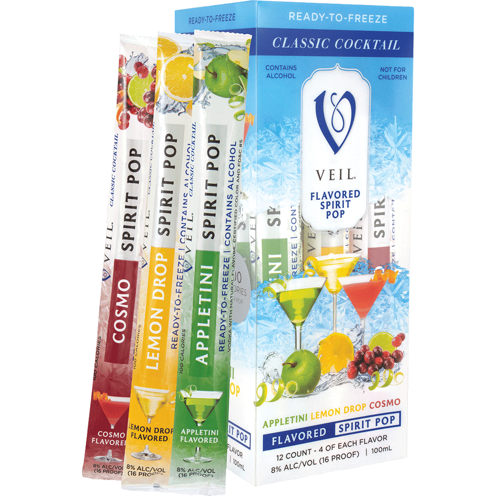 Veil Classic Cocktail Spirit Pops Ready to Freeze Total Wine & More