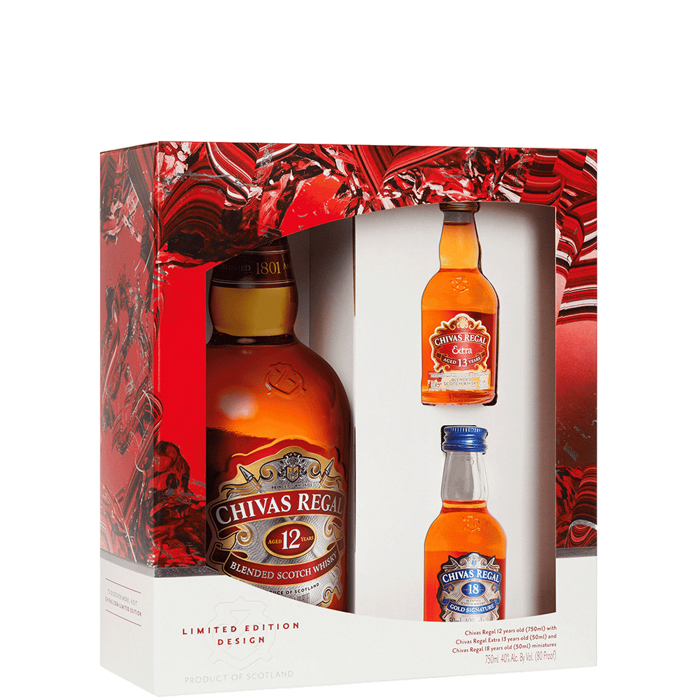 Chivas Regal 12 Year with Two 50mls Gift