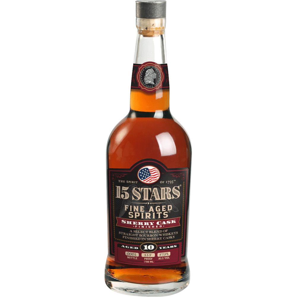 15 Stars Kentucky Straight Bourbon 10 Yr Sherry Cask 750ml