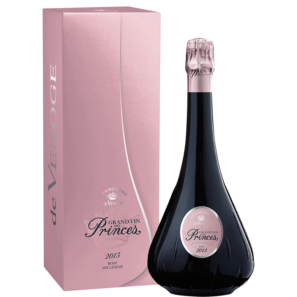 De Venoge Grand Vin Princes Rose Champagne, 2015 750ml