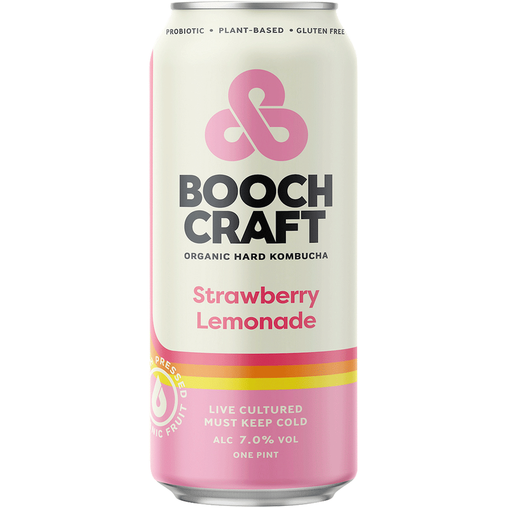 Boochcraft Strawberry Lemonade 16oz 16oz Can