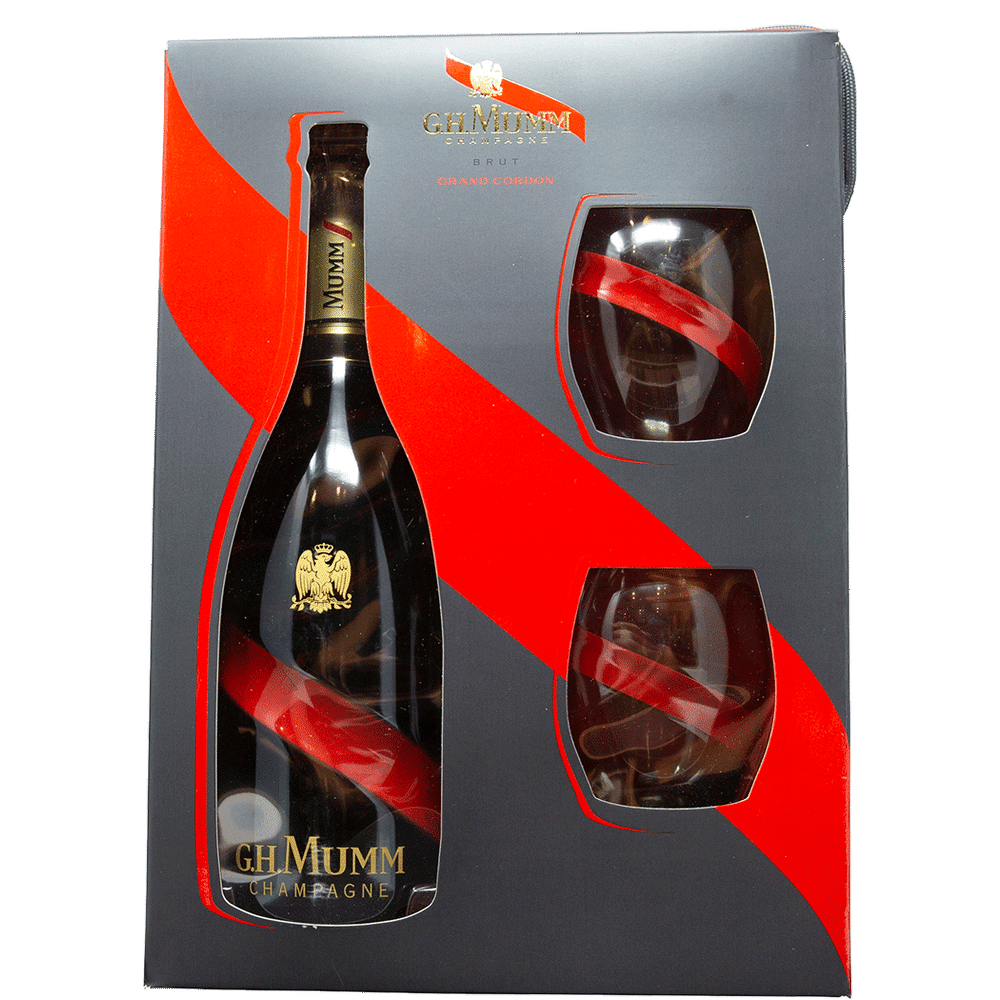 Mumm Grand Cordon Brut Champagne W/ Flutes | Total Wine & More