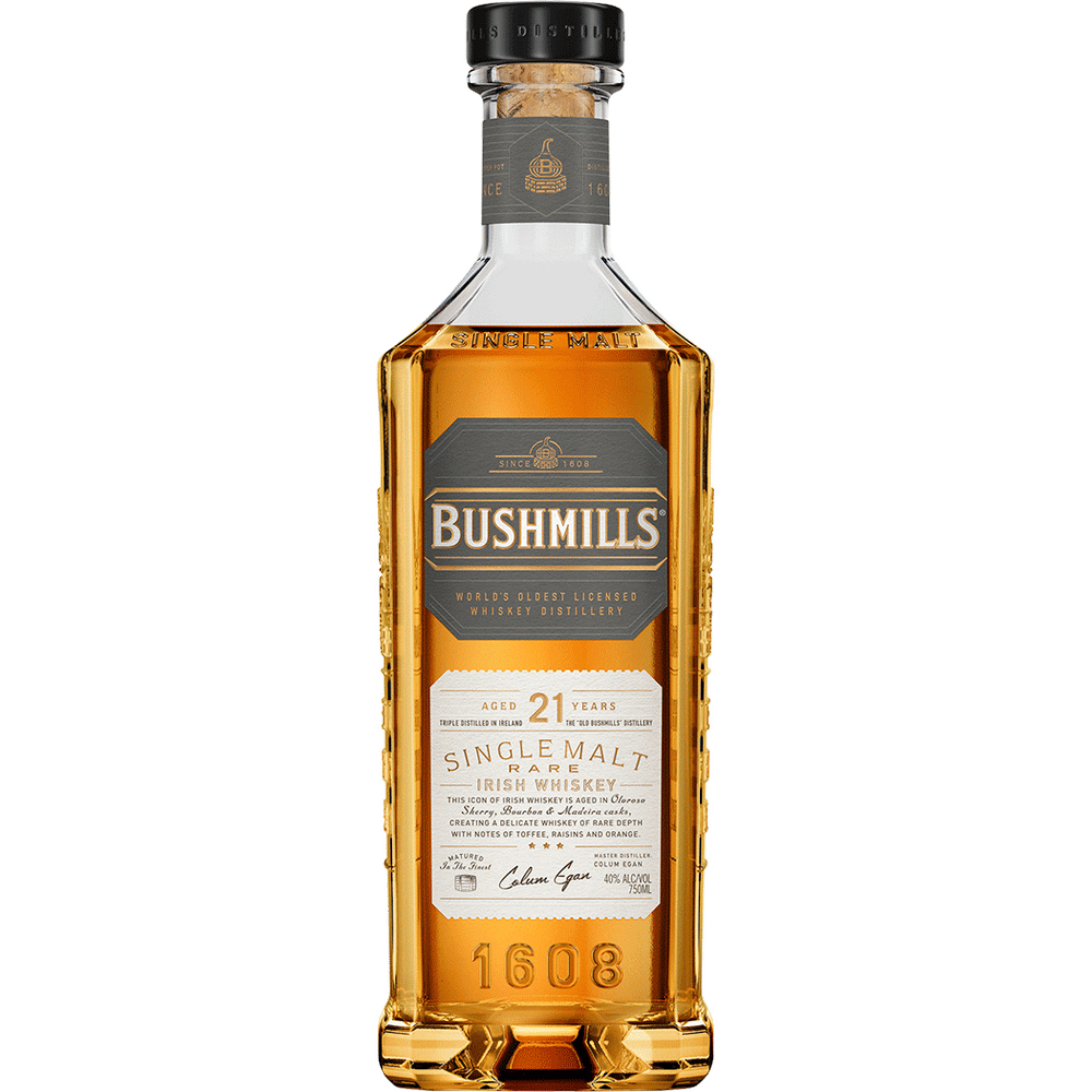 BUSHMILLS 21年 シングルモルトウイスキー Bushmills Single Malt 21 Yr | Total Wine & More