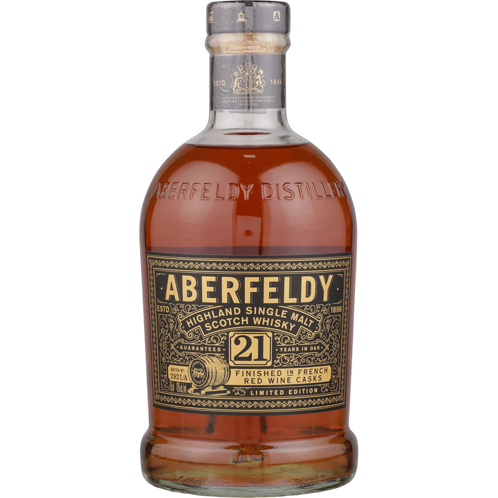 Aberfeldy 21 Year Limited Edition St-Emilion French Wine Cask Finish 750ml