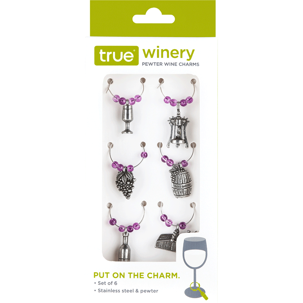 True - Winery Pewter Charms