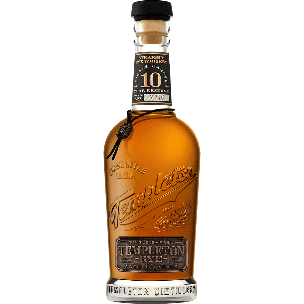 Templeton Rye Whiskey 10 Year 750ml