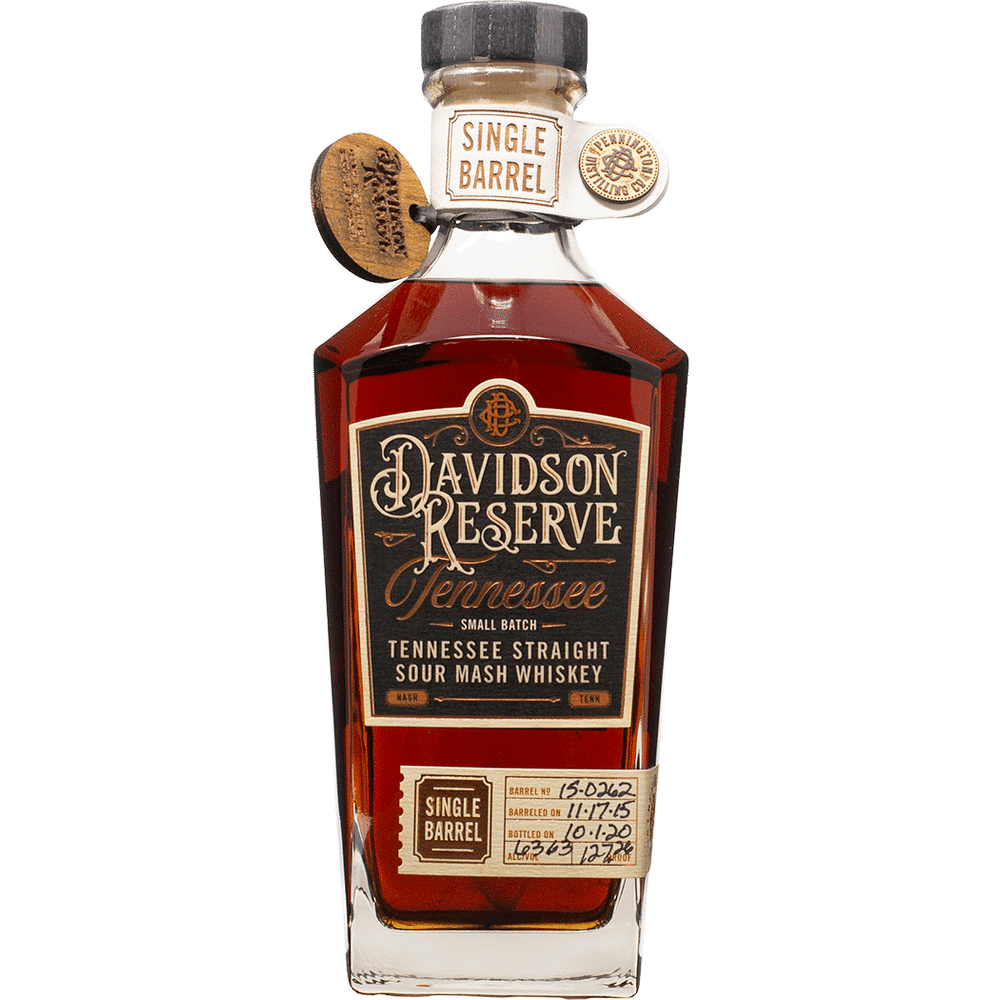Davidson Reserve Tennessee Straight Whiskey Single Barrel Select 750ml