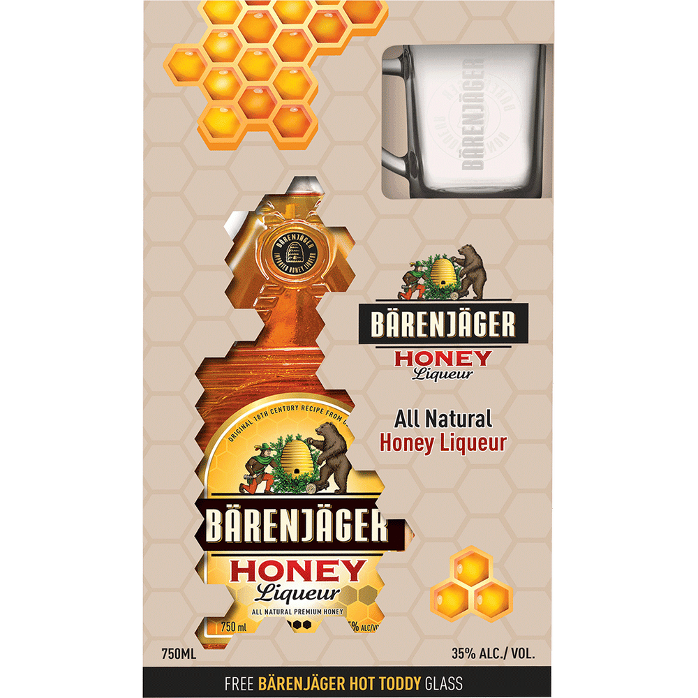 Barenjager Honey Liqueur with Glass Gift | Total Wine & More