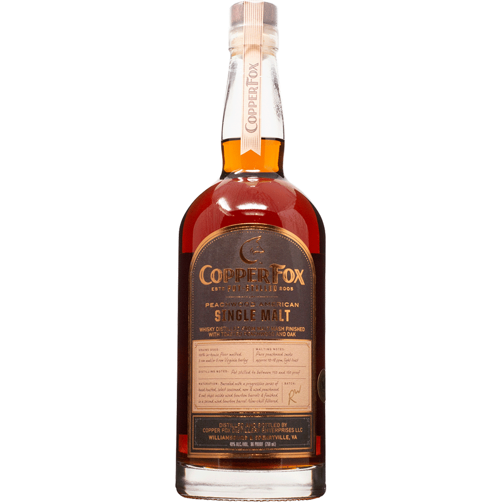 Copper Fox Peachwood Single Malt Total Wine & More