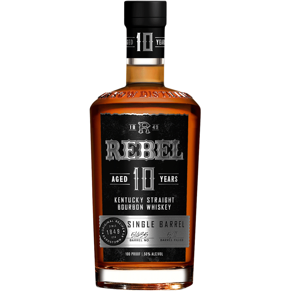 Rebel 10 Year Single Barrel Kentucky Straight Bourbon Whiskey Total