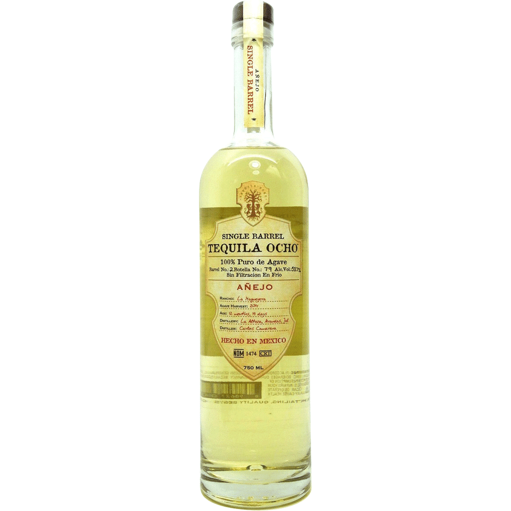 Tequila Ocho Single Barrel Anejo | Total Wine & More - 750ml Tequila Ocho Single Barrel Anejo | Total Wine & More - 750ml