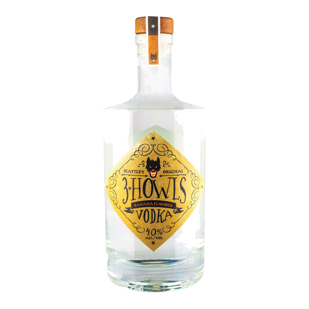 3 Howls Banana Vodka 750ml