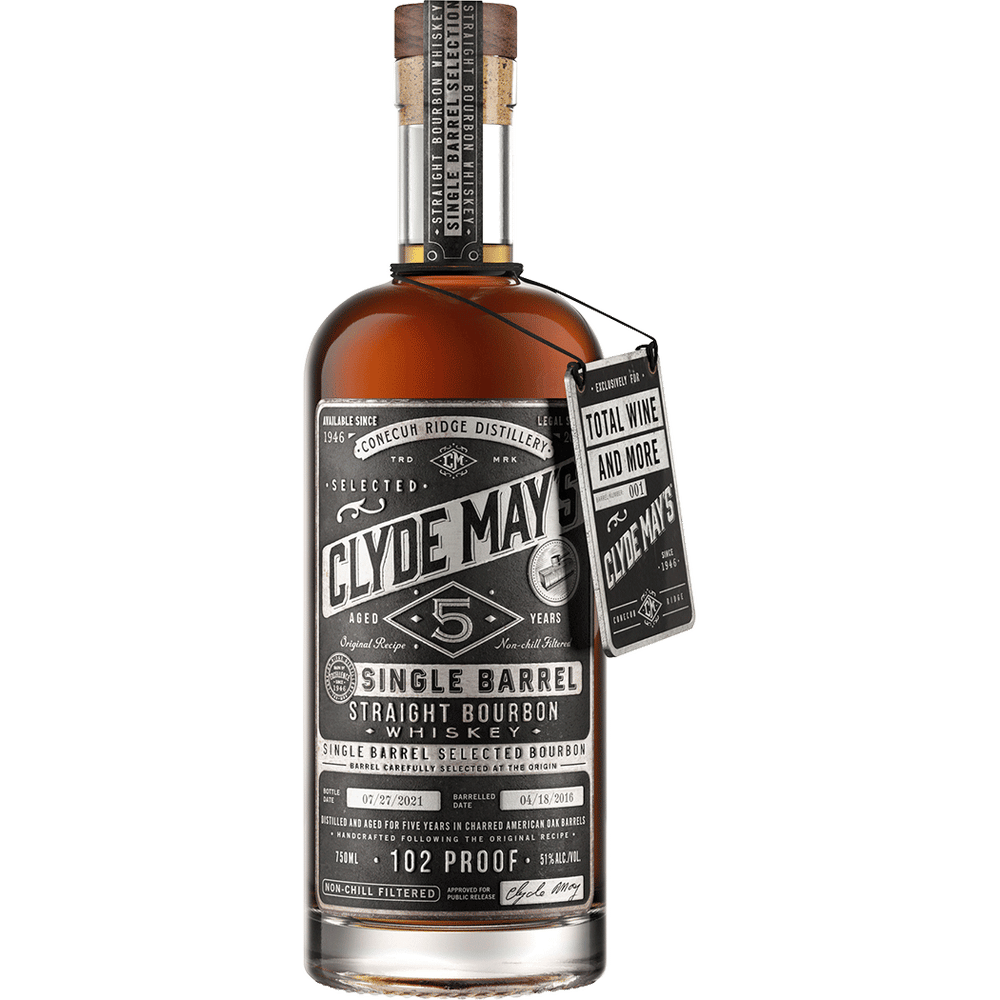Clyde May's Straight Bourbon 5 Year Barrel Select 750ml