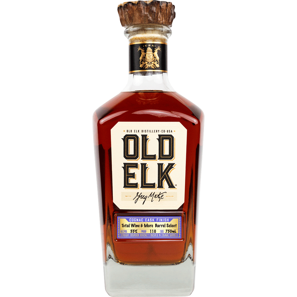 Old Elk Straight Bourbon Whiskey Cognac Cask Finish Barrel Select 750ml