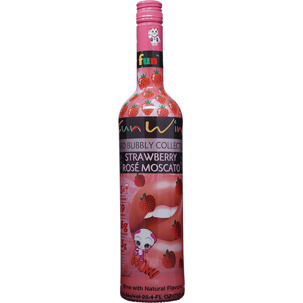 Fun Wine Strawberry Rose Moscato 750ml