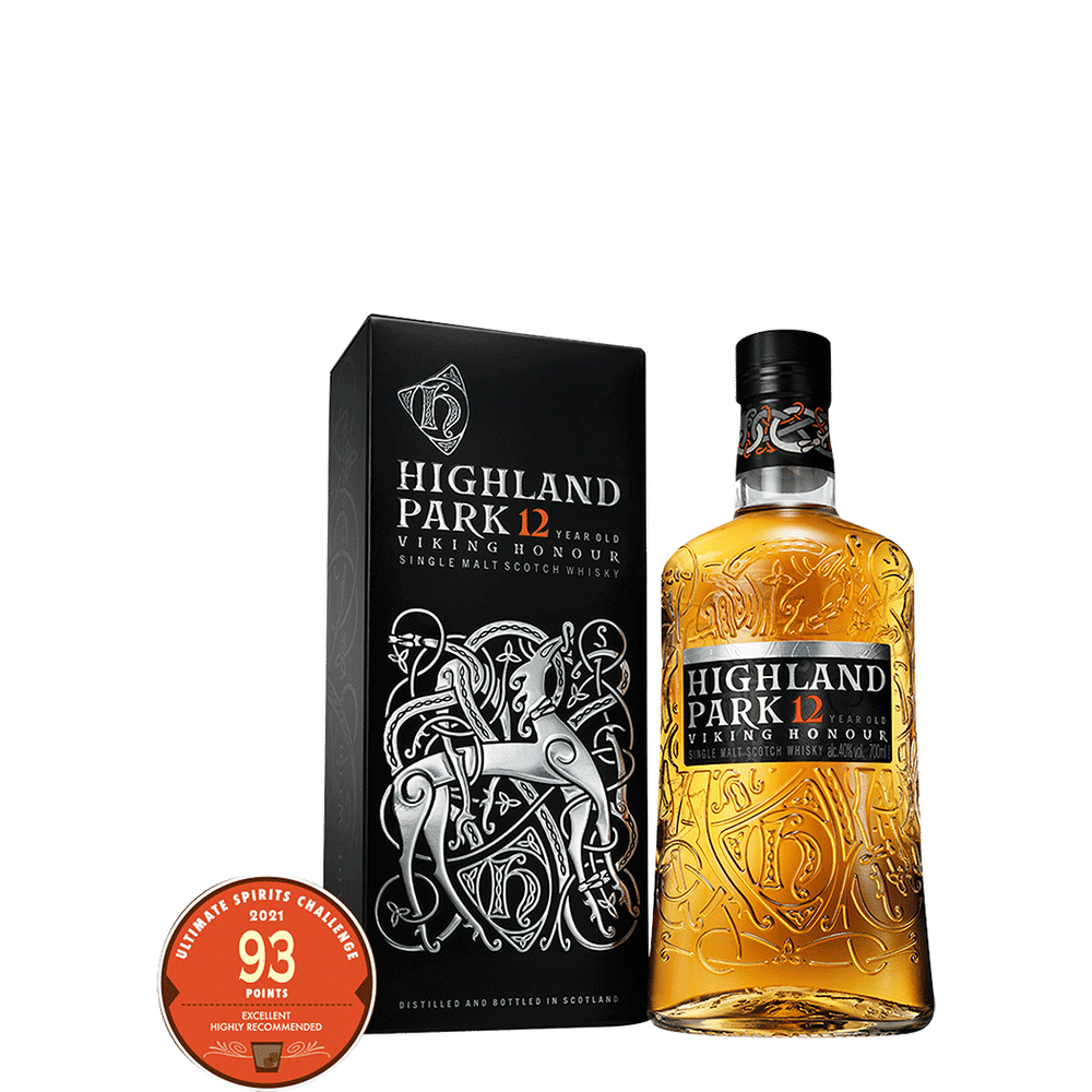 Highland Park 12 Years Single Malt Scotch Viking Honour – Five