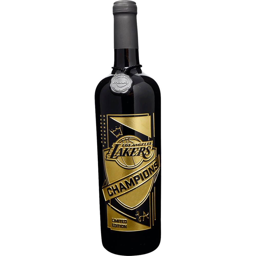 LA Lakers 2020 Champions Red Etched 750ml