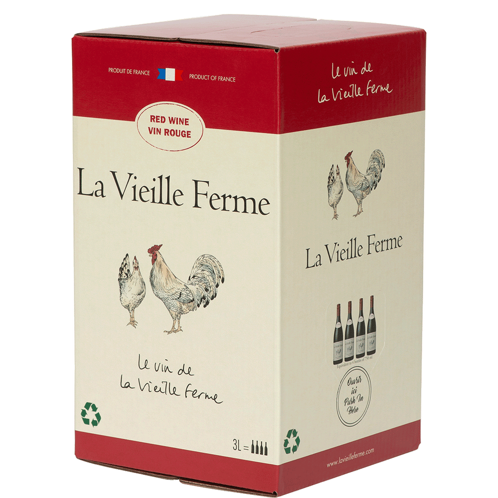 La Vieille Ferme Red Bag in Box 3L Box