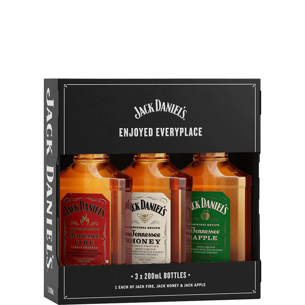 Jack Daniels Apple Honey Fire Three Pack Gift Total Wine & More