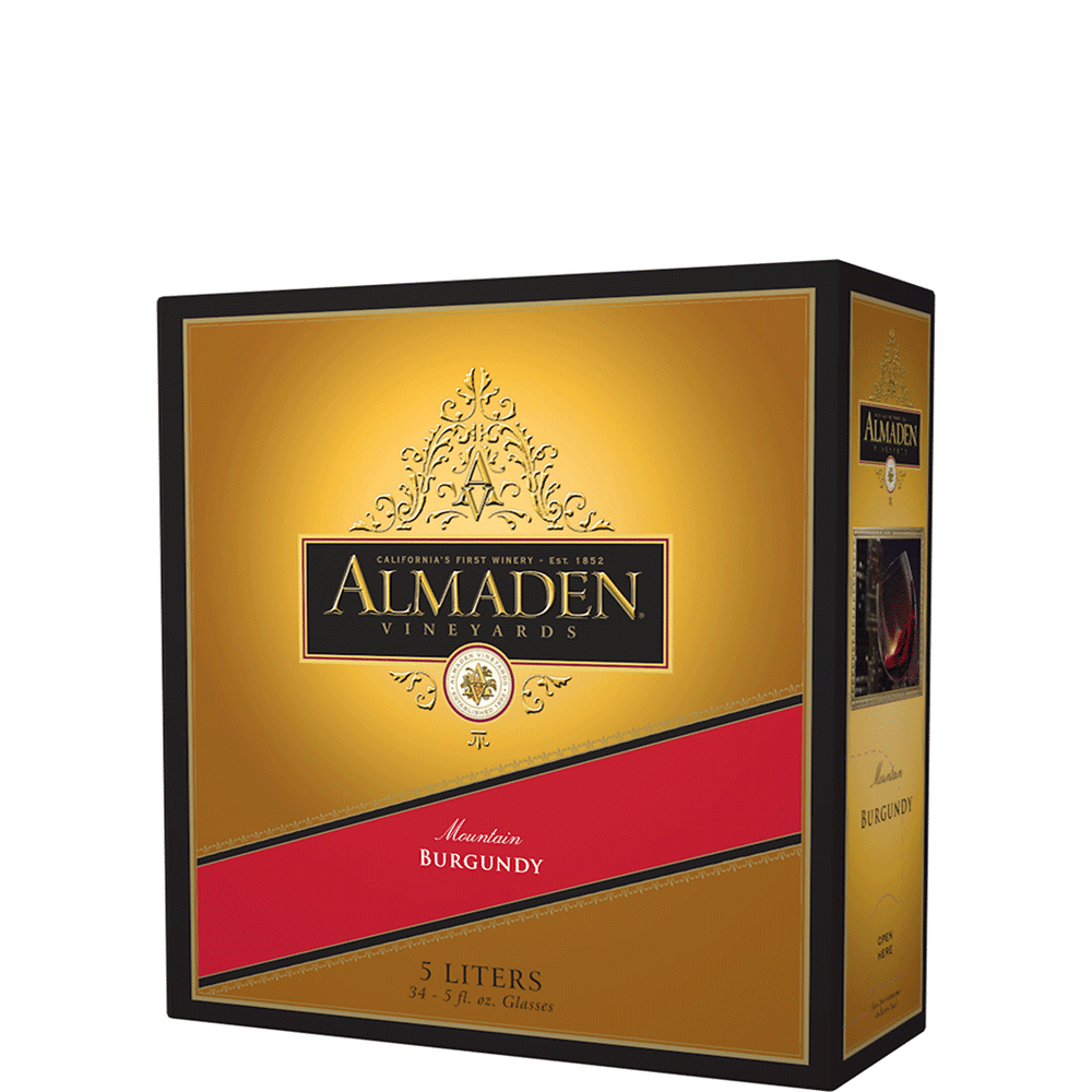 Almaden Burgundy 5L Box