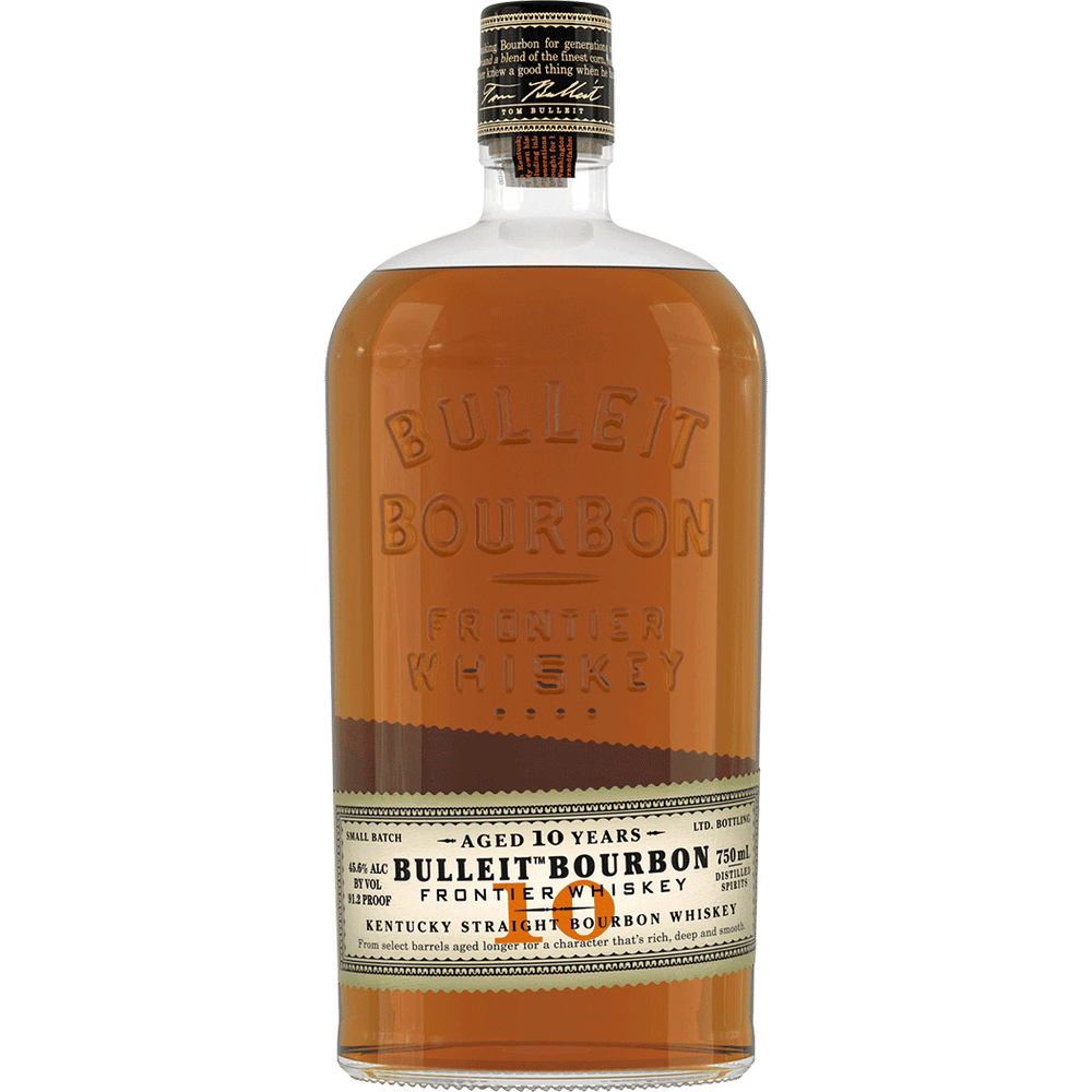 Bulleit 10 Yr Bourbon Whiskey 750ml