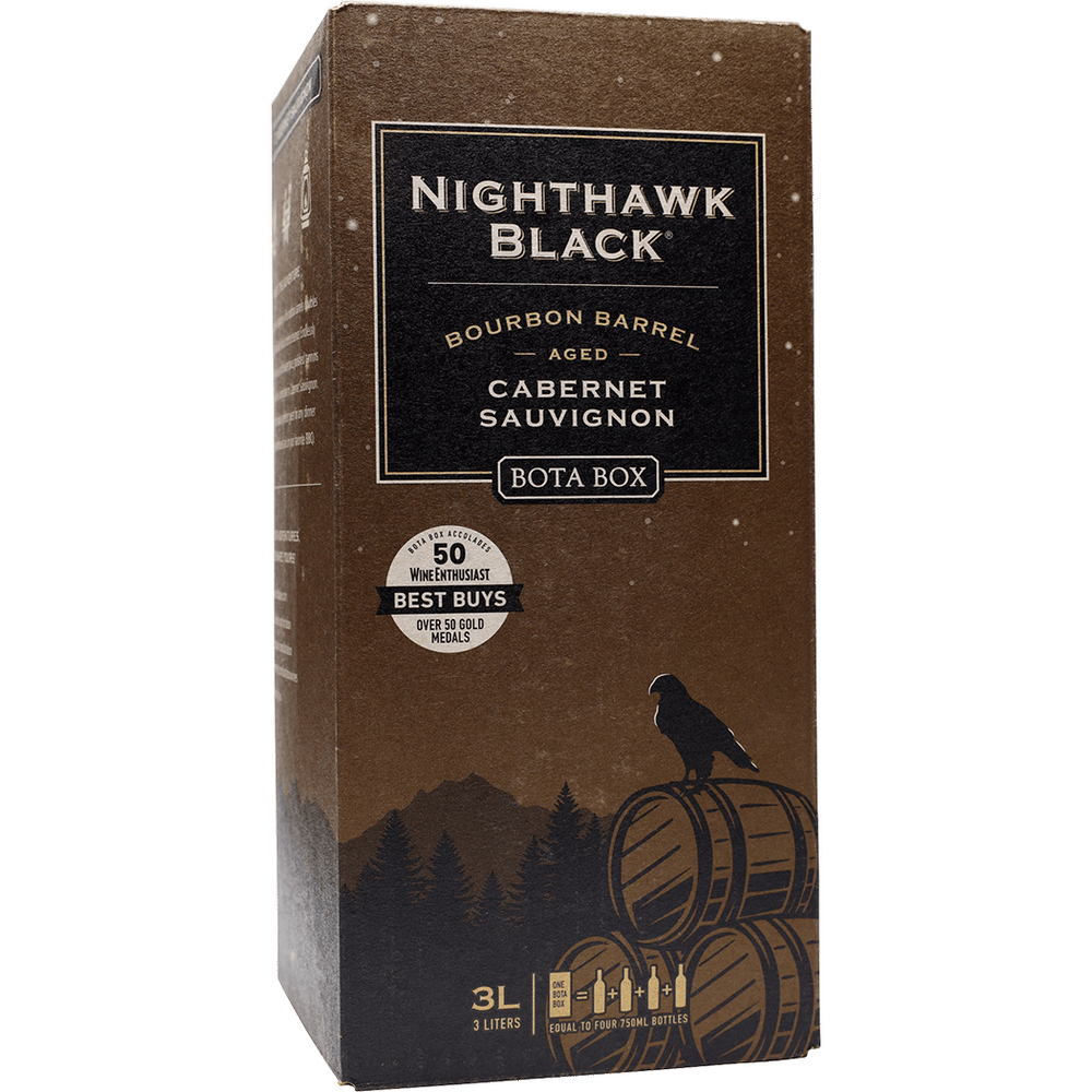 Bota Box Nighthawk Black Bourbon Barrel Aged Cabernet Sauvignon 3L Box