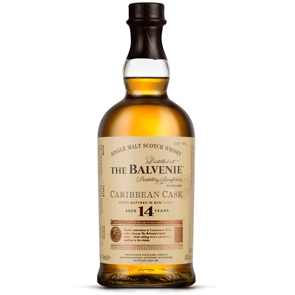 The Balvenie Caribbean Cask 14 Year Old Single Malt Scotch Whisky 750ml