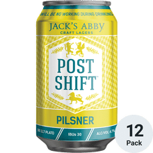 Jack's Abby Post Shift Pilsner