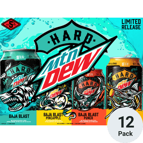 Hard Mountain Dew Baja Blast Variety Pack