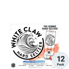 White Claw Peach 12pk 12oz Can