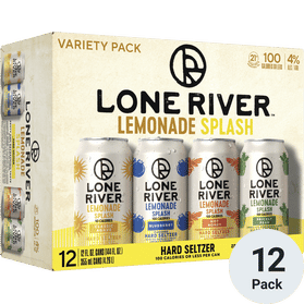 Lone River Lemonade Splash Hard Seltzer 12pk Can