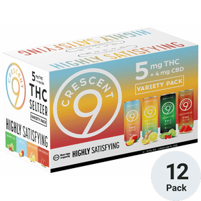 Crescent 9 THC 5mg Seltzer Variety Pack