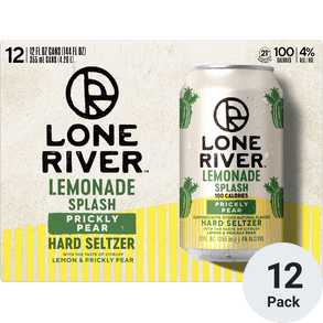 Lone River Lemonade Splash Prickly Pear 12pk