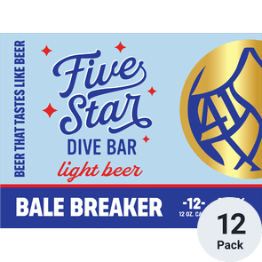 Bale Breaker Five Star Dive Bar Light Lager