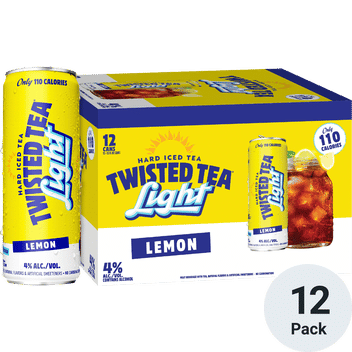 Twisted Tea Light Lemon Hard Iced Tea Slim Can