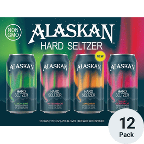 Alaskan Hard Seltzer Variety Pack 4 Flavors