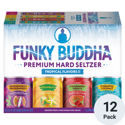 Funky Buddha Premium Hard Seltzer Tropical Variety Pack