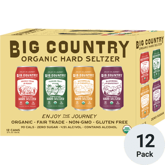 Big Country Organic Hard Seltzer Variety Pack
