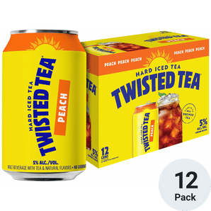 Twisted Tea Peach Hard Iced Tea