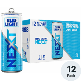 Bud Light NEXT Zero Carbs American Lager Beer