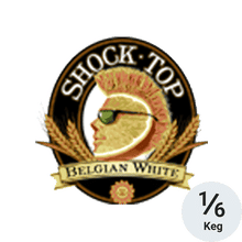 Shock Top Brewing Co Belgian White Wheat Beer Keg Tap Handle 12" A04 Shock Top Brewing Co Belgian White Wheat Beer Keg Tap Handle 12" A04