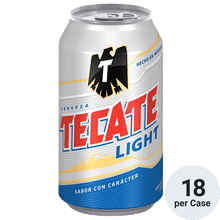 Tecate Light Mexican Lager Beer