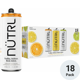 NUTRL Vodka Hard Seltzer Citrus Variety Pack