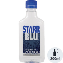 Starr Blu Vodka Plastic