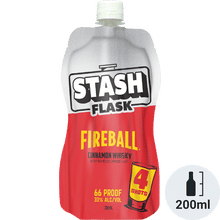Fireball Stash Flask Cinnamon Whisky